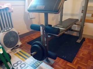 Pack Gimnasio Banco Press y Barra