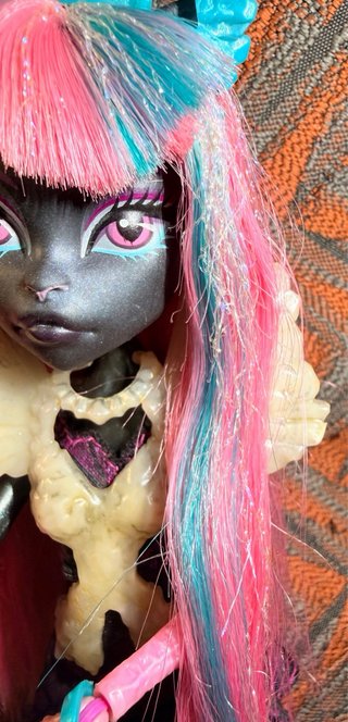 Monster High Catty Noir  Muñeca esta desgastada