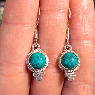 Pendientes Plata 925 Turquesa