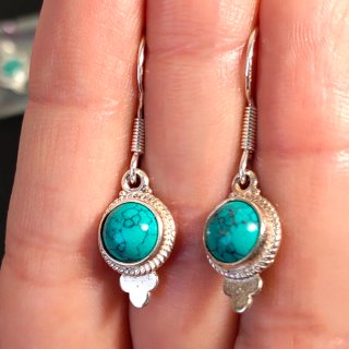 Pendientes Plata 925 Turquesa