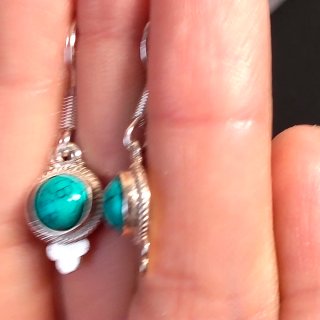 Pendientes Plata 925 Turquesa