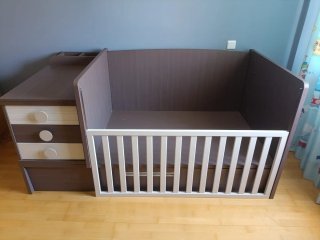 Cuna convertible en cama 90cm