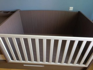 Cuna convertible en cama 90cm