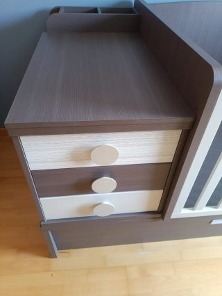 Cuna convertible en cama 90cm