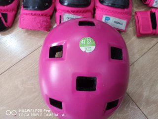 Patines ajustables Oxelo rosas y morados