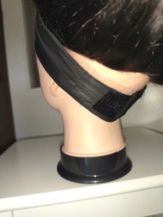 Peluca pelo humano con diadema