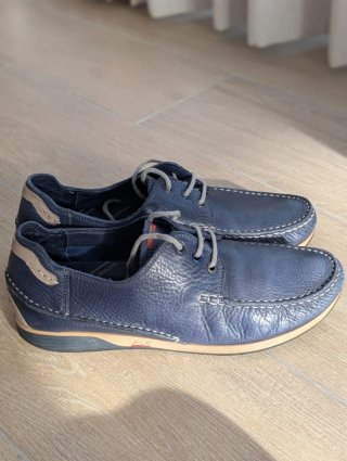 Zapatos Fluchos Azul Marino