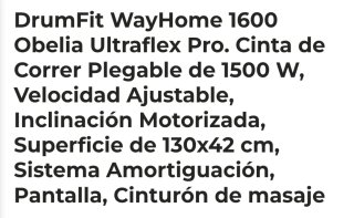 Cinta de correr Cecotec Enjoylive