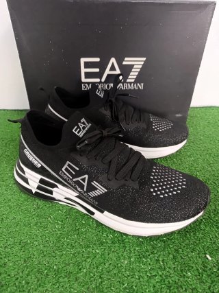Zapatillas Emporio Armani EA7 Negras Blancas