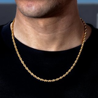 Cadena ROPE 4 mm ORO 18K - Cuerdas