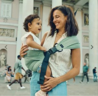 Porteo tipo bandolera o de cadera.