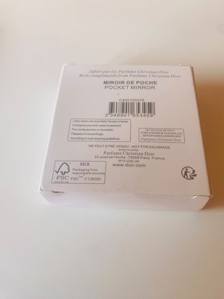 Espejo de bolsillo Dior rosa
