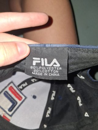 Gorra Fila Vintage Ajustable Azul Marino