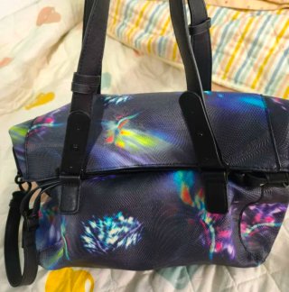 Bolso Desigual Negro Multicolor