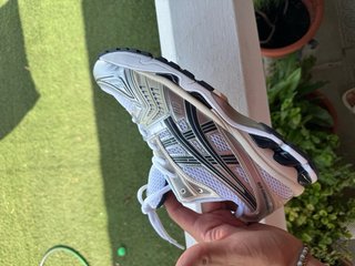 Asics Gel Kayano 14 Plata/Blanco