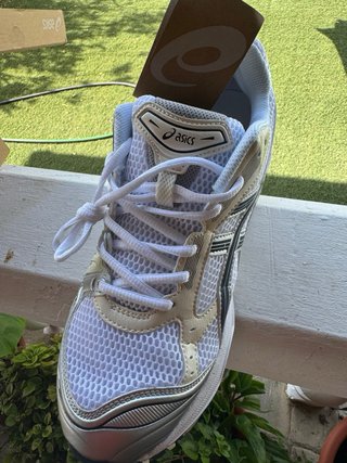 Asics Gel Kayano 14 Plata/Blanco