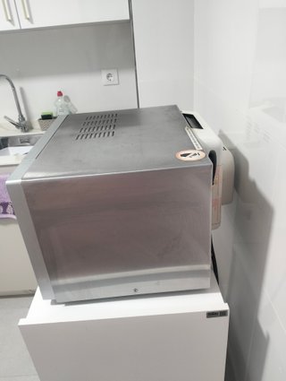 Horno Microondas Grill Saivod Plateado/Urge venta