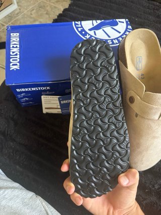 Zuecos Birkenstock Beige Talla 43