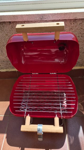 Barbacoa Portátil Coca-Cola Roja