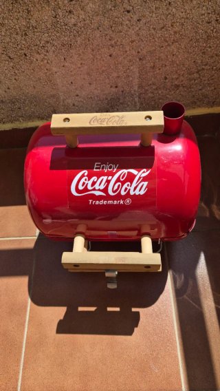 Barbacoa Portátil Coca-Cola Roja
