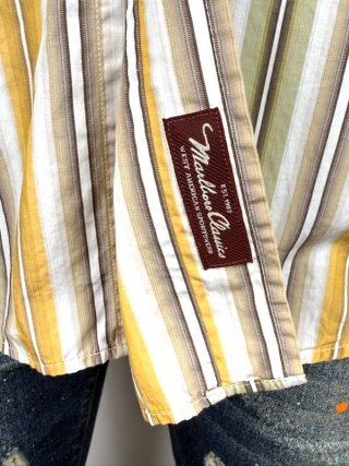 Camicia Marlboro Classics Uomo L Cotone Righe