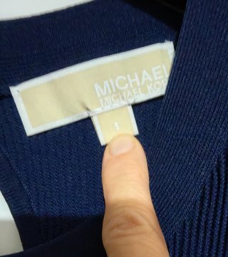 Vestito in maglia Michael Kors blu