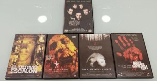 Lote 5 Películas DVD Terror/Suspense