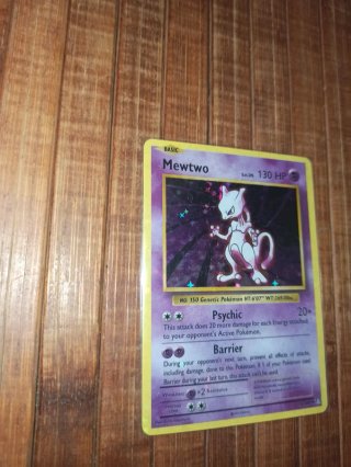 Mewtwo Carta Pokémon Inglesa