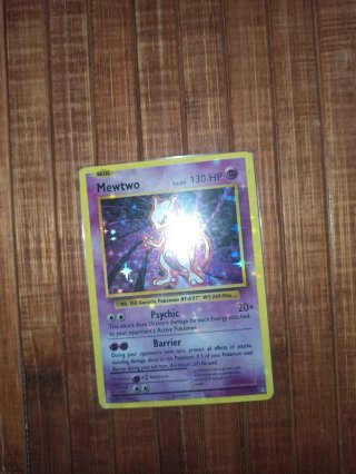 Mewtwo Carta Pokémon Inglesa