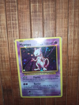 Mewtwo Carta Pokémon Inglesa