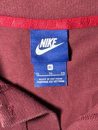 Polo Nike Original Burdeos - Talla XL