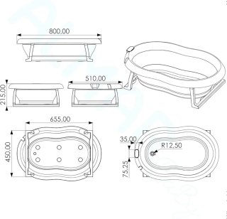 Bañera plegable para bebé