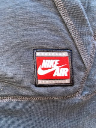 Sudadera Nike Air Manga Corta Azul