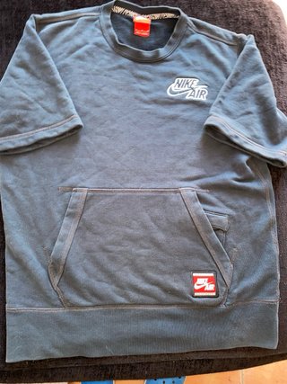 Sudadera Nike Air Manga Corta Azul