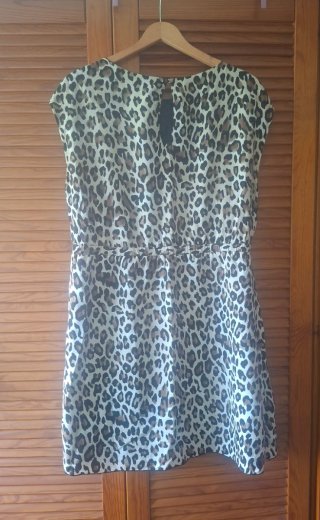 Vestido H&M Animal Print Talla 44