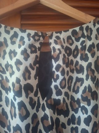 Vestido H&M Animal Print Talla 44
