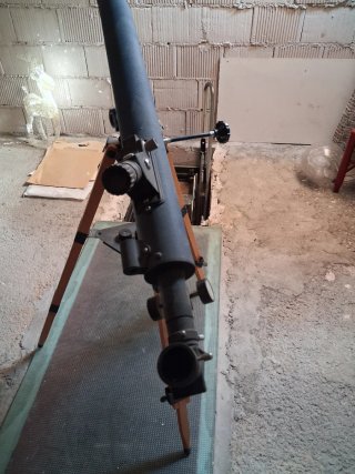 Telescopio Lumina Azul Trípode Madera