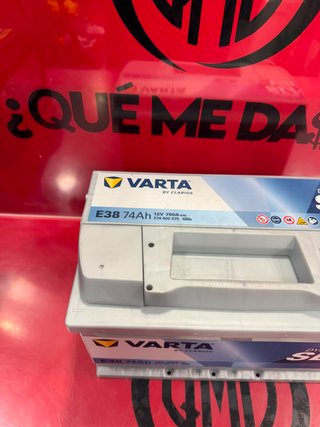 Bateria de coche Varta E38 74Ah 12V 750A