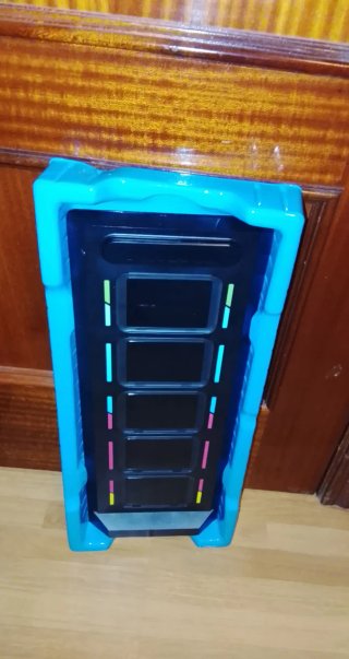 Carcasa azul para consola