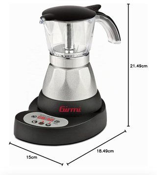 Cafetera Moka Eléctrica Girmi Programable