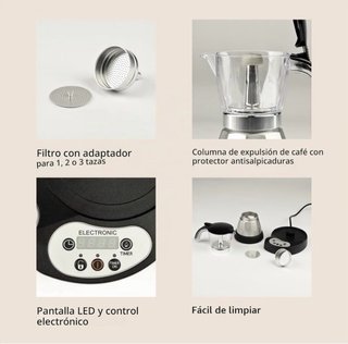 Cafetera Moka Eléctrica Girmi Programable