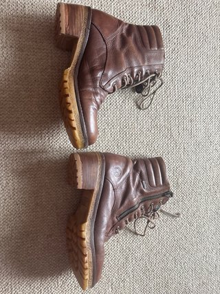 Botas de piel marrones con cremallera Coronel Tapi