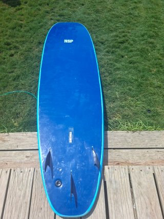 Tabla de surf azul NSP