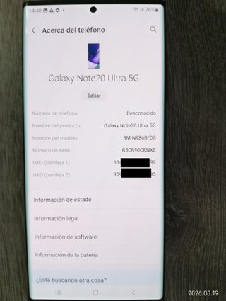 Samsung Note 20 Ultra 5G