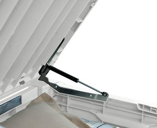 Keter - Baúl de jardín Brightwood Poolbox, 424L