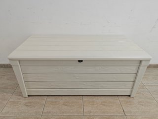 Keter - Baúl de jardín Brightwood Poolbox, 424L