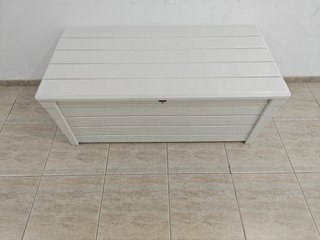 Keter - Baúl de jardín Brightwood Poolbox, 424L