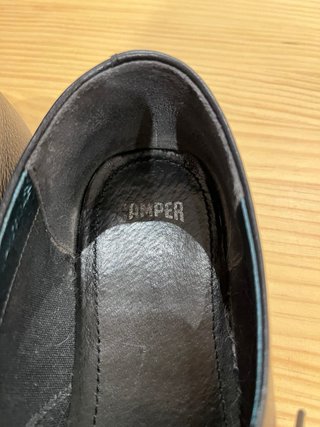 Zapatos Camper Piel Negros Mujer