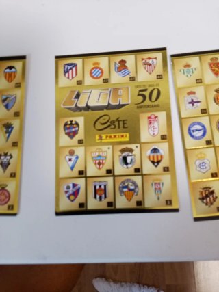 Pegatinas Escudos Oro Álbum 21/22