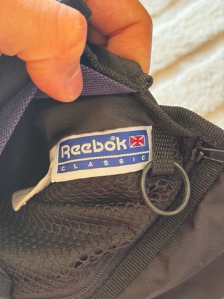 Reebok Classic Borsello Vintage Blu anni '90
